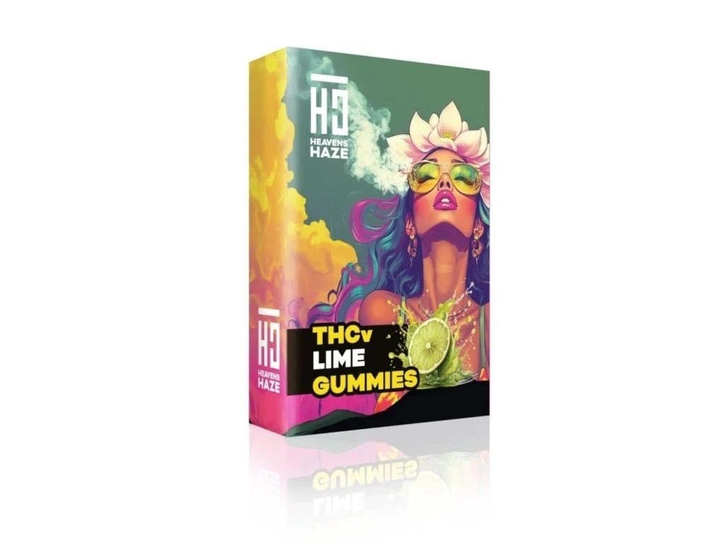 Heavens Haze – THCv Gummies Lime 5 kosov