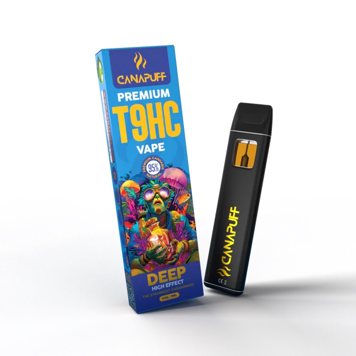 DEEP 95% T9HC – Canapuff – Vape za enkratno uporabo – 1 ml