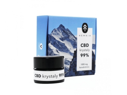 Hemnia CBD konoplja kristali 99%, 500 mg CBD, 1 gram