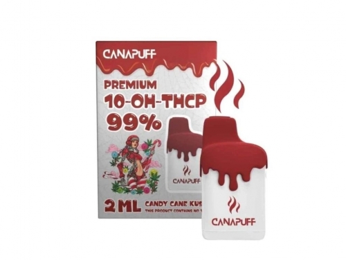 Candy Cane Kush 99% 10-OH-THCP - Canapuff - za enkratno uporabo 2 ml