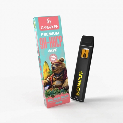 9H-HHCP Vape Big Bad Bear 99 % CanaPuff – 1 ml – – za enkratno uporabo