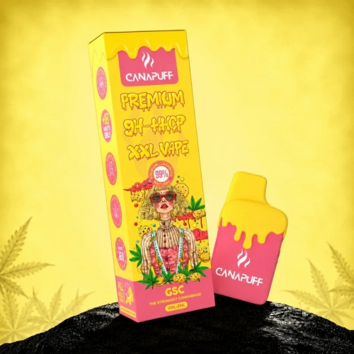 9H-HHCP XXL Vape GSC 99 % – za enkratno uporabo – CanaPuff – 2 ml