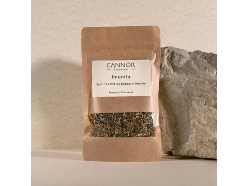 Cannorjeva zeliščna mešanica IMMUNITY - konoplja in ehinaceja, 50 g