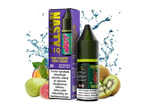 NASTY LIQ Kivi pasijonka guava 10 ml - sol, tekočina, nikotin: 20 mg