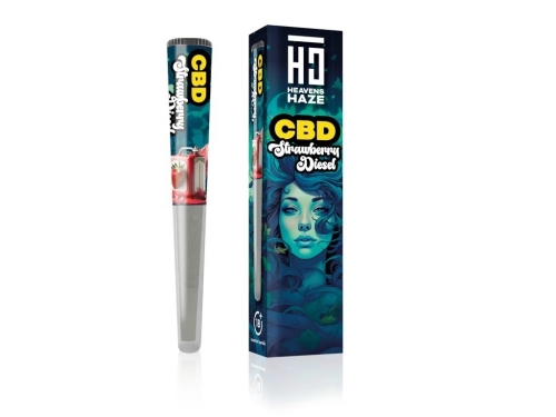 Heavens Haze CBD Pre Roll Strawberry Diesel 1 g