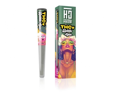Heavens Haze THCv Predvlečena žvečilni gumi 1,2 g