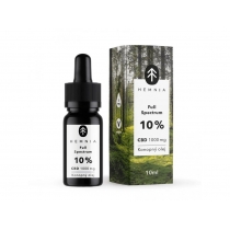 Hemnia polnospektralno CBD konopljino olje 10%, 1000 mg, 10 ml