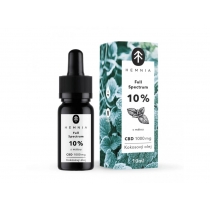 Hemnia polno spektralno CBD MCT kokosovo olje 10%, 1000 mg, 10 ml, meta